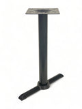 Black Cast Iron Outdoor Cross and T Table Base – OB522 – 28-inch dining height