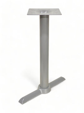 Gray Cast Iron Cross and T Table Base – OG522 – 28-inch dining height