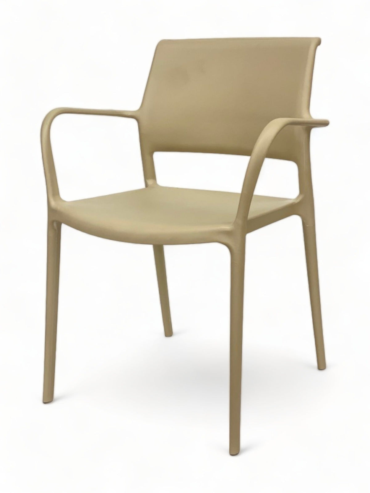 Sand Plastic Restaurant Armchair
