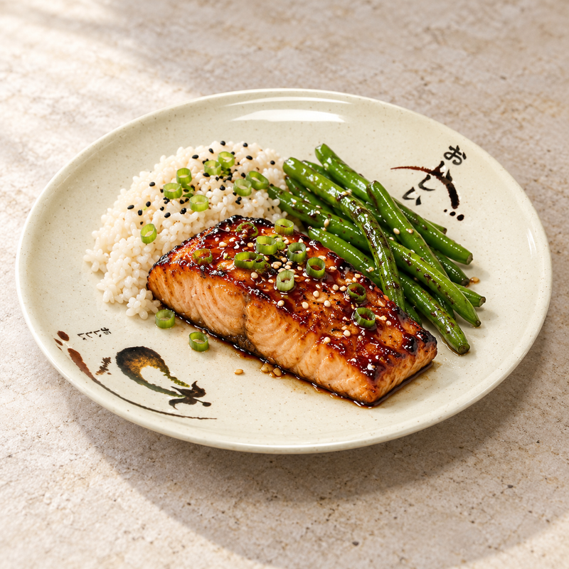 811A-E Eggplant-pattern melamine plate — compose a full individual course