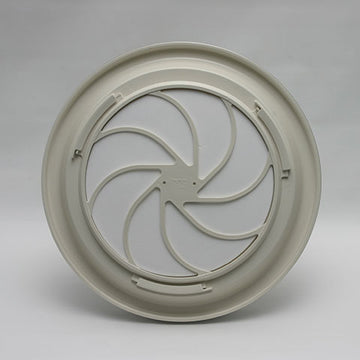 Underside of a Zojirushi RDS thermal rice-holder lid showing the removable condensation-sponge holder.