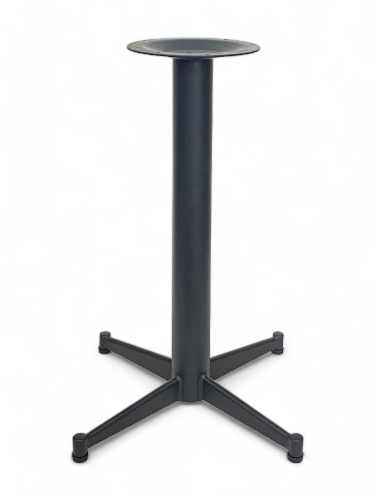 Black Steel Cross and T Table Base – SB2222 – 28-inch dining height