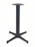 Black Steel Cross and T Table Base – SB2222 – 28-inch dining height