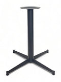 Black Steel Cross and T Table Base – SB3030 – 28-inch dining height