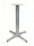 Silver Steel Cross and T Table Base – SG2222 – 28-inch dining height