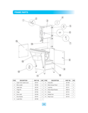 German Knife GBS-450S original manufacturer exploded frame and access-panel diagram for component identification; service work requires the complete manual and qualified personnel.