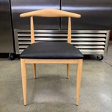 Natural Finish Bull Horn Regular Chair