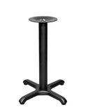 Black Steel Cross Table Base – STB2222 – 28-inch dining height