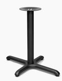 Black Steel Cross Table Base – STB2230 – 28-inch dining height