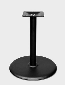 Black Steel Round Table Base – STB22R – 28-inch dining height
