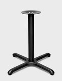 Black Steel Cross Table Base – STB3030 – 28-inch dining height