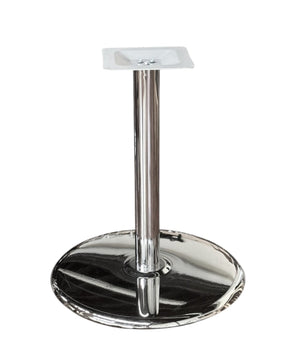 Chrome Steel Round Table Base – STC22R – 28-inch dining height