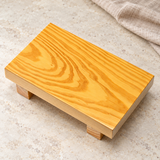 90024-C wooden geta board on a pale stone counter