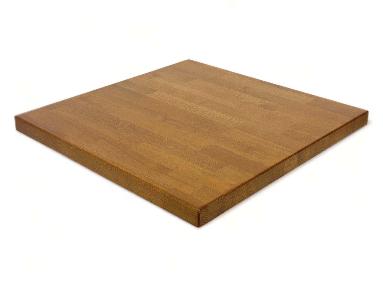 Rustic Oak finish beechwood butcher block restaurant tabletop
