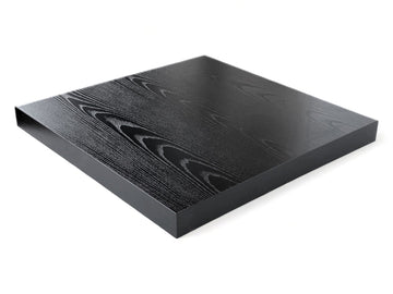 Black finish laminate restaurant tabletop