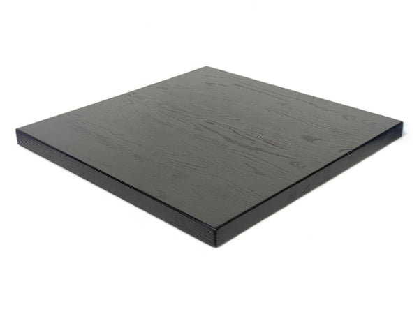 Carbonized Ashwood Butcher Block Restaurant Tabletop, 1.5" Thick