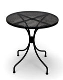 Black Metal Mesh Patio Table, 28" – Round