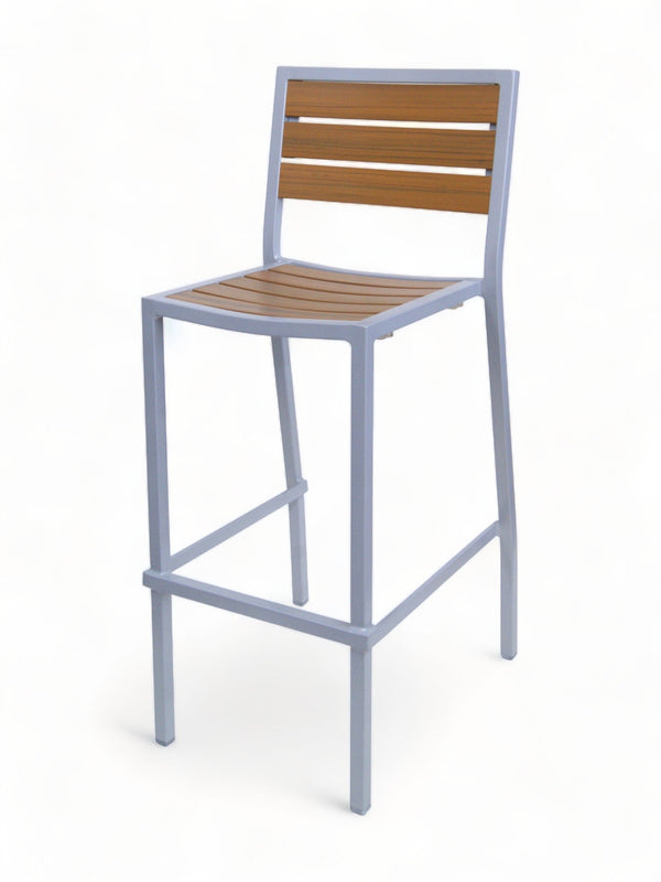 Stackable Indoor/Outdoor Aluminum Restaurant Barstool
