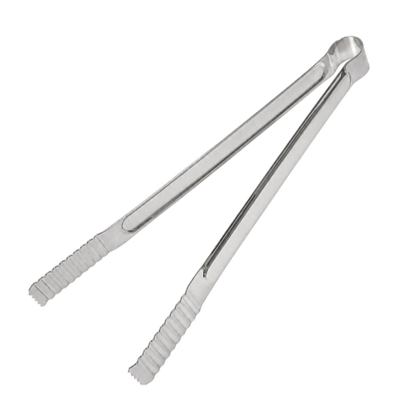 Tong With Flat Tips S/S 300mm (11.75")
