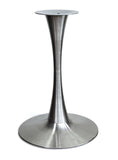 Stainless Steel Round Trumpet Table Base – TRS20R – 28-inch dining height