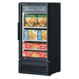 TGF-10SD-N black-cabinet option, glass-door freezer