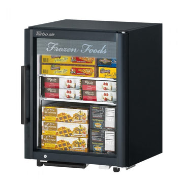 TGF-5SD-N black-cabinet option, glass-door freezer