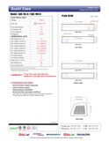 SAK-70L-N original manufacturer technical page with plan, front and side views. The sheet explicitly labels both left and right condenser versions; use the SAK-70L-N drawing.