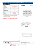 TAHP36-6 original manufacturer technical drawing page with installation dimensions and plan views.