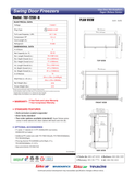 TGF-72SD-N original manufacturer technical page with plan, front and side views.
