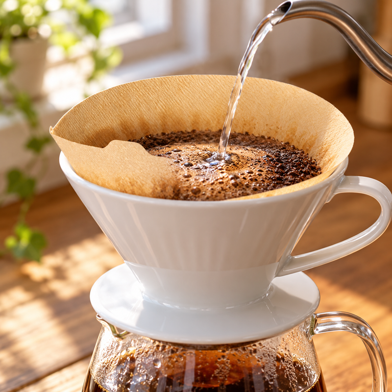 vcf-02-100m — The filter during brewing