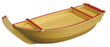 Lacquer Sushi Boat 17", Natural Color