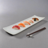 YG-5014NG Natural Series melamine platter with five modest nigiri