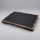 YG-7015MW rectangular platter in an elevated oblique view