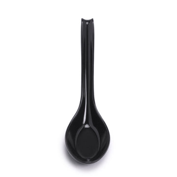 Melamine Soup Spoon 6-1/4", Black