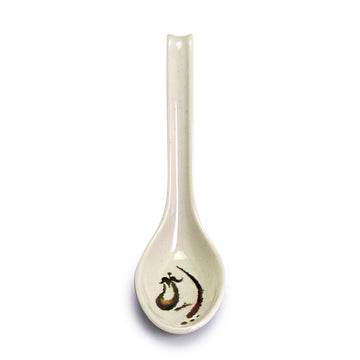 Melamine Soup Spoon 6-1/4", Eggplant