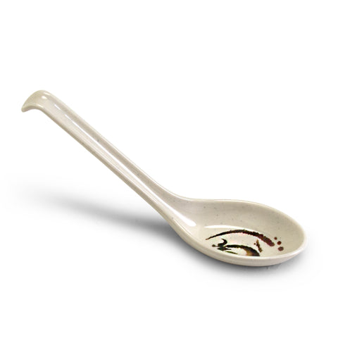 Melamine Soup Spoon 6-1/4", Eggplant