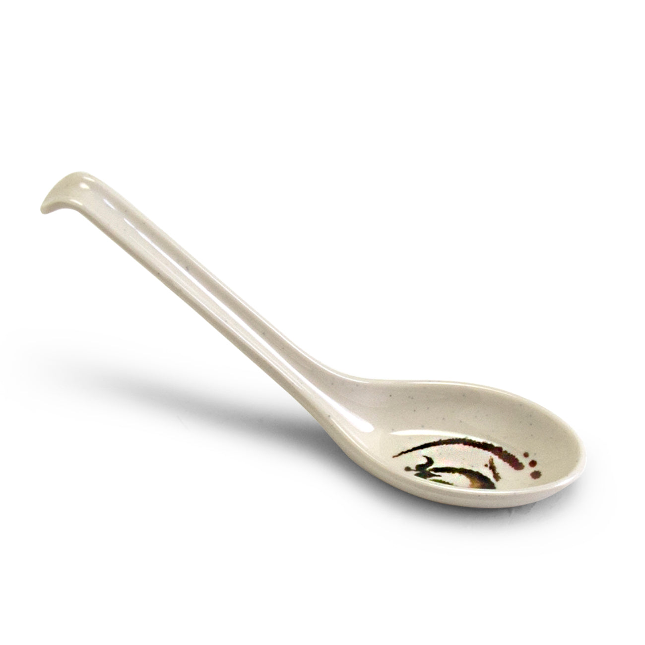 Melamine Soup Spoon 6-1/4", Eggplant