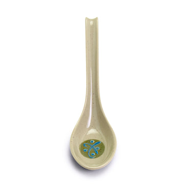 Melamine Soup Spoon 6-1/4", Green