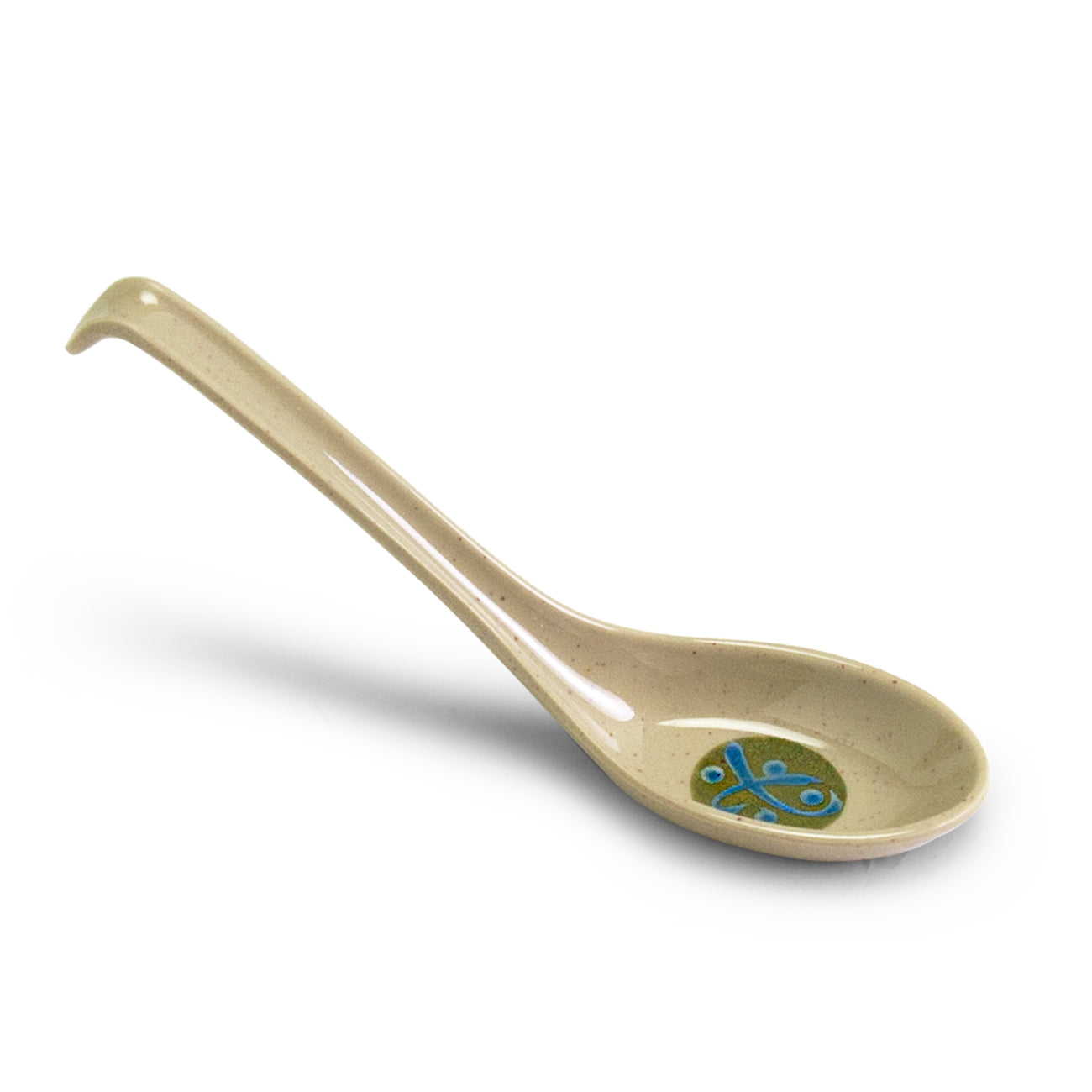 Melamine Soup Spoon 6-1/4", Green
