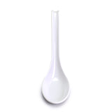 Melamine Soup Spoon 6-1/4", White
