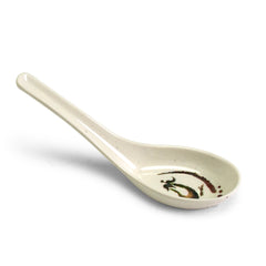 Melamine Soup Spoon 5-1/2", Eggplant
