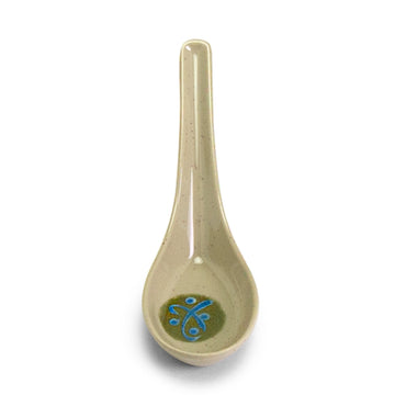 Melamine Soup Spoon 5-1/2", Green