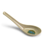 Melamine Soup Spoon 5-1/2", Green