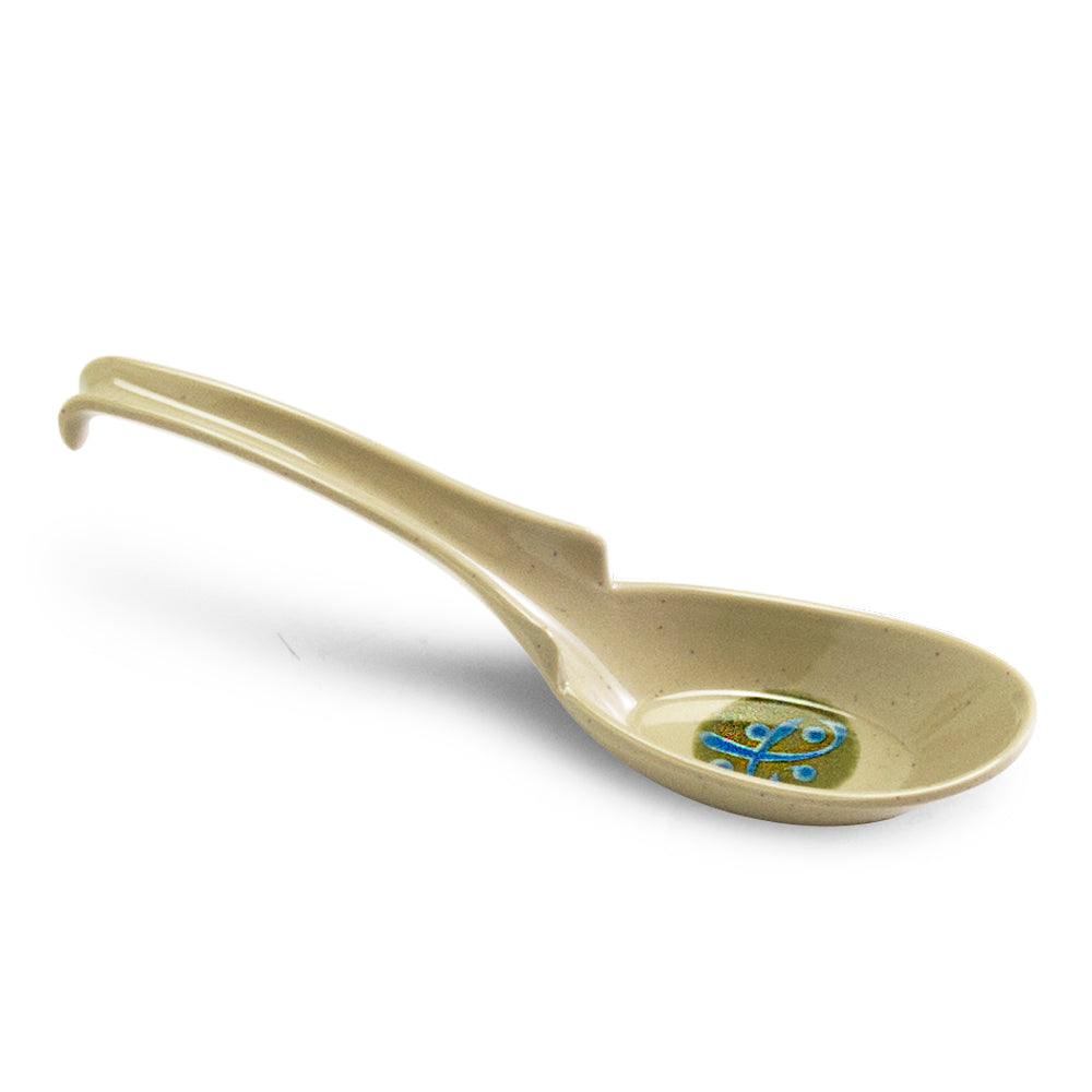 Melamine Soup Spoon 6-1/4", Green