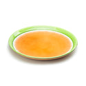 13⅛″ Orange & Green Round Melamine Serving Plate