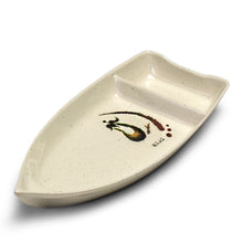 Melamine Sushi Boat 10-1/4", Eggplant