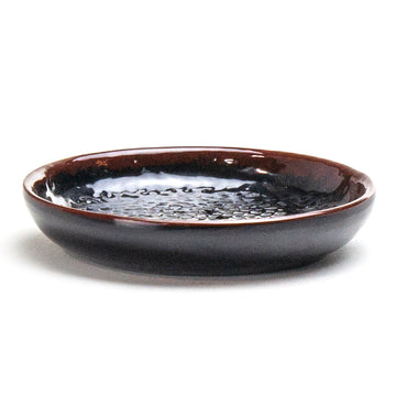 3-1/2" Melamine Round Sauce Dish, Tenmoku