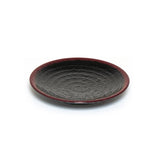 4" Melamine Round Plate, Tenmoku