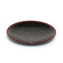 8¼″ Black & Brown Tenmoku Melamine Round Plate
