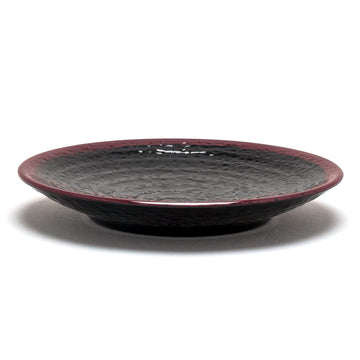 11-3/4" Melamine Round Plate, Tenmoku